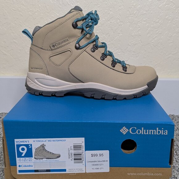 Columbia* Women's Yoncalla Mid-Rise Lace-Up Waterproof Hiking Boots~ Size US 9.5 - Picture 1 of 13